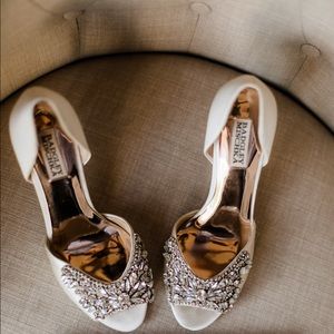 Badgley Mischka shoes. Worn once for my wedding.